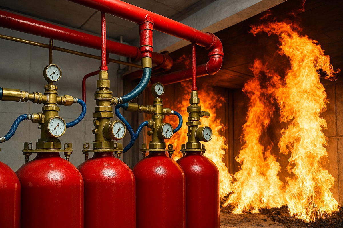 gazlı söndürme sistemi standartları