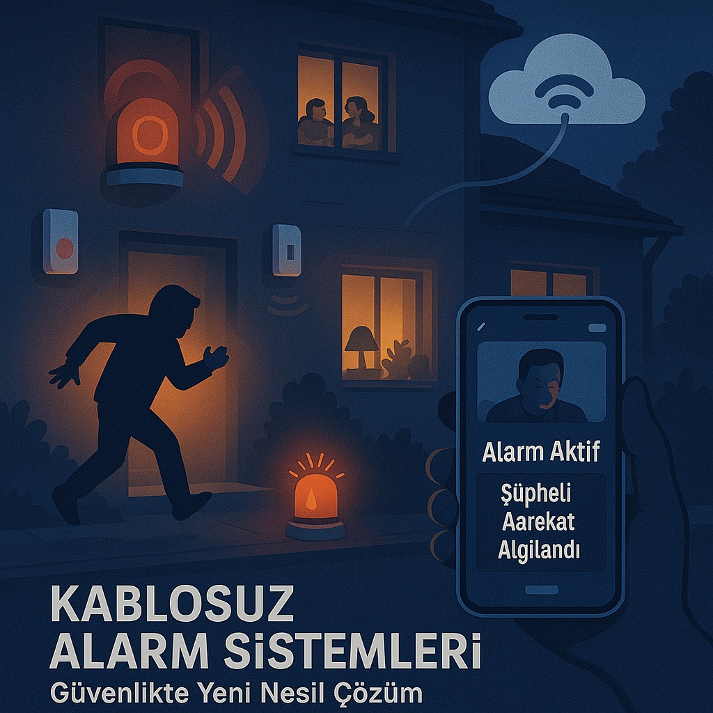 kablosuz hırsız alarm sistemi teknolojileri