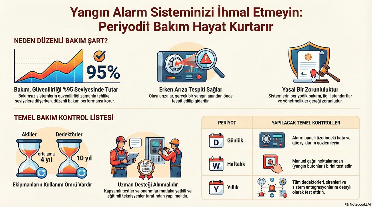 yangın alarm sistemleri bakımı