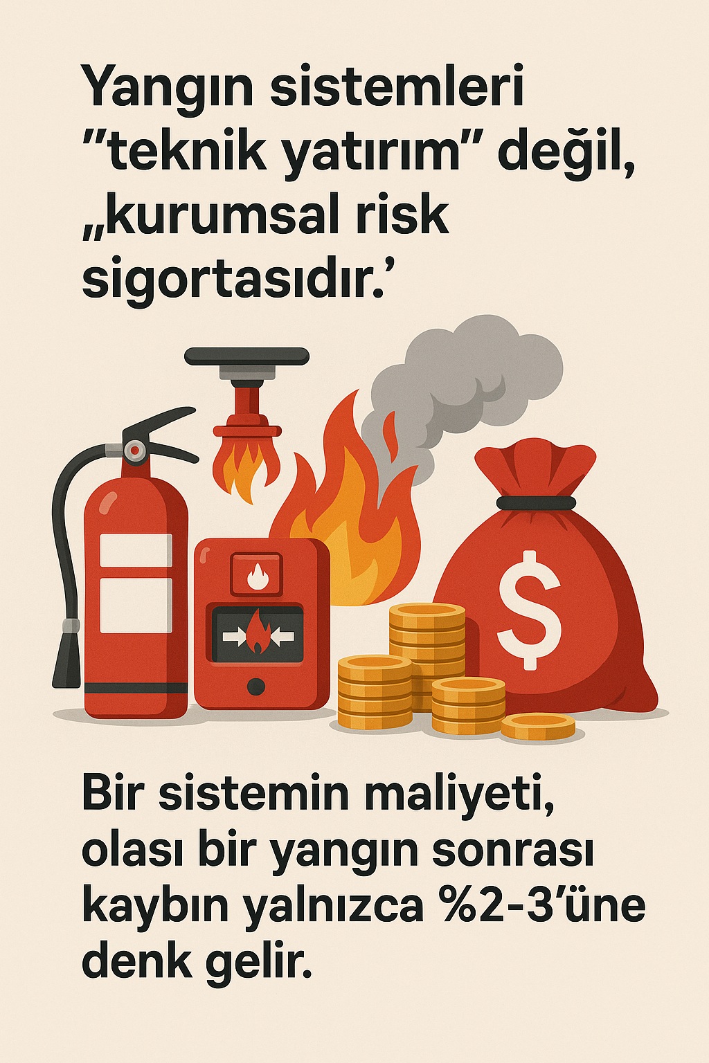 yangın alarm sistemleri risk sigortasıdır