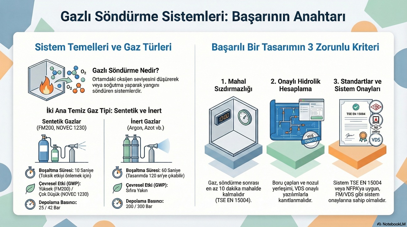 gazlı söndürme sistemleri gazlı söndürme sistemleri