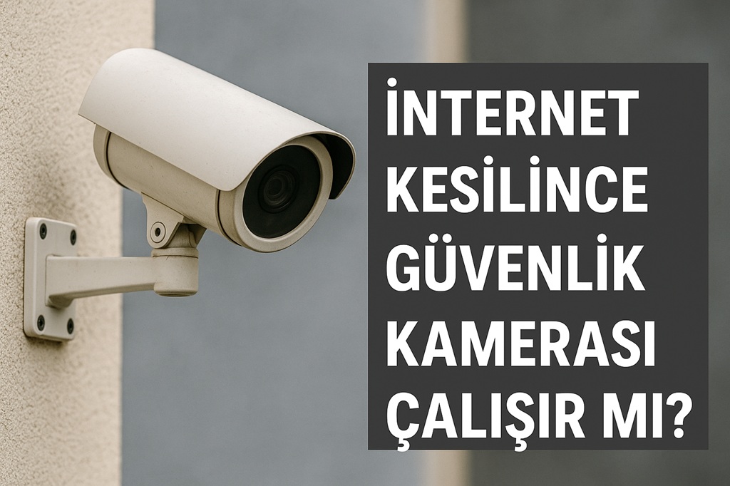internet kesilince güvenlik kamerası çalışır mı