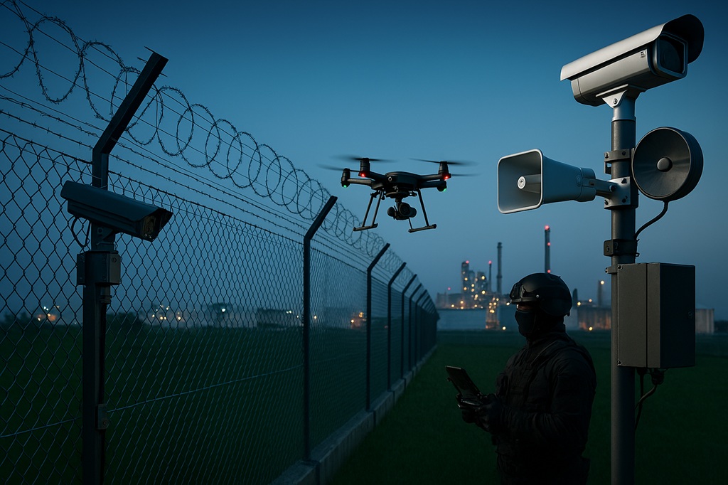 endüstriyel tesis elektronik güvenlik sistemleri