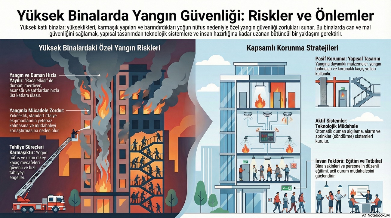 yüksek binalarda yangın güvenliği sunum