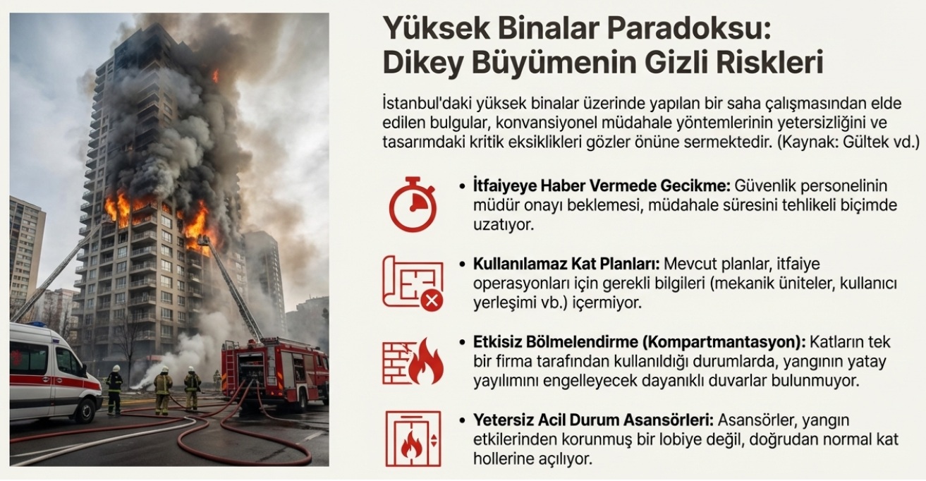 yüksek binalarda yangın gizli riskleri