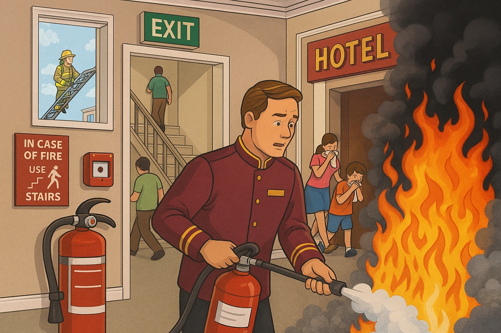 otellerde yangın güvenliği otellerde yangın güvenliği