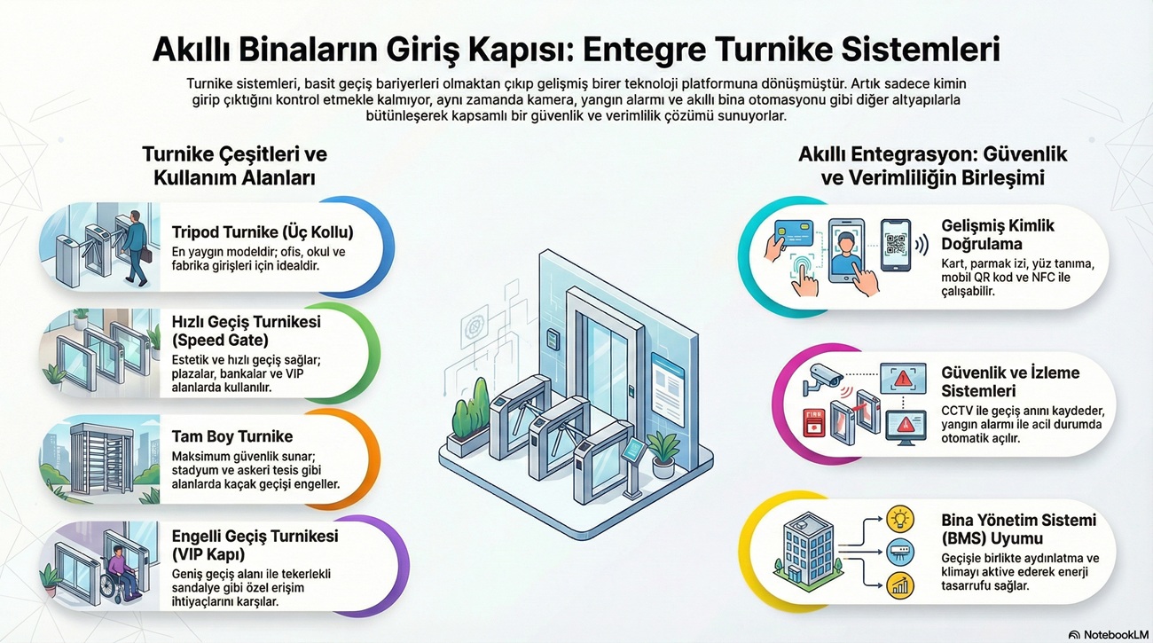 entegre turnike sistemleri
