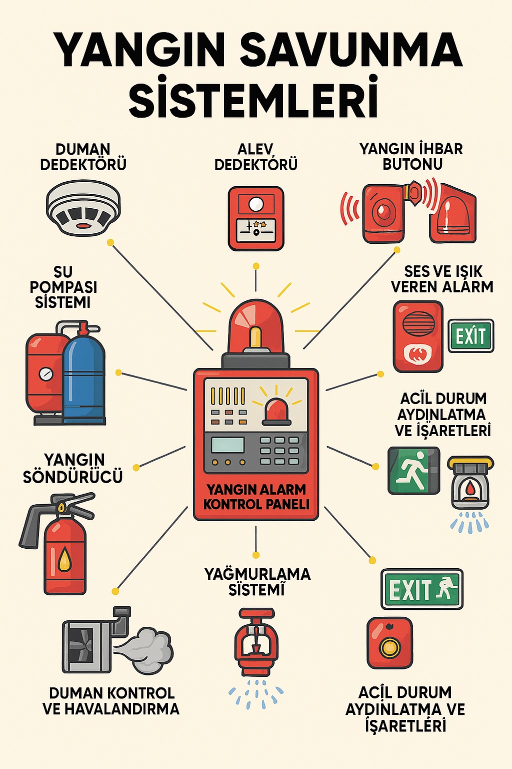 yangın güvenliği sistemleri