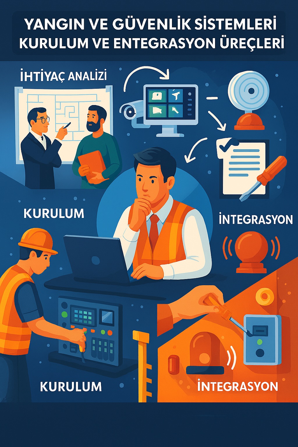 elektronik güvenlik sistemleri entegrasyon