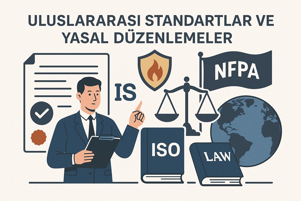 yangın ve elektronik güvenlik uluslararası standartlar