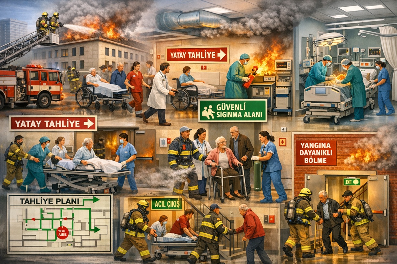 hastane yangın güvenlik