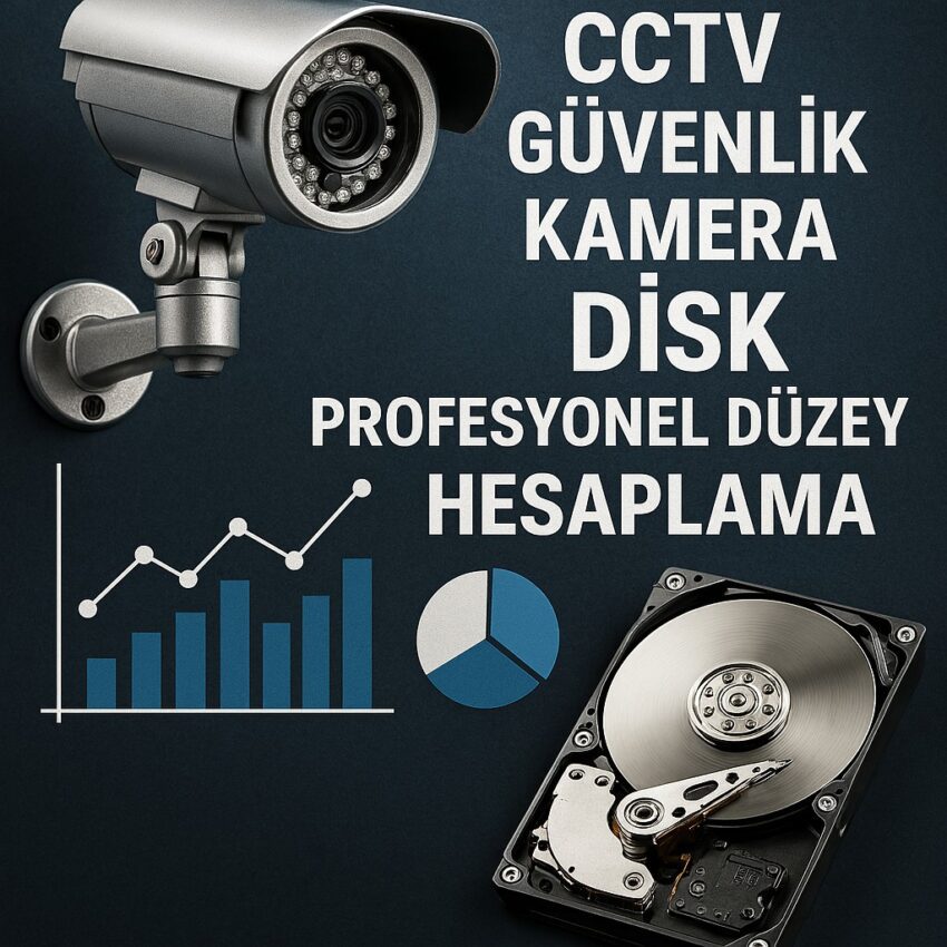 CCTV Güvenlik Kamera Disk Profesyonel Düzey Hesaplama