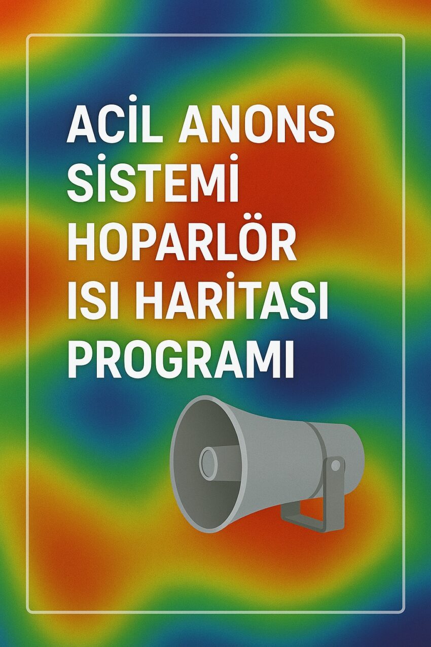 Acil Anons Sistemi Hoparlör Isı Haritası Programı Rev1