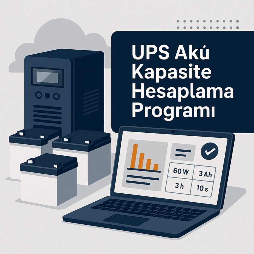 UPS Akü Kapasite Hesaplama Programı