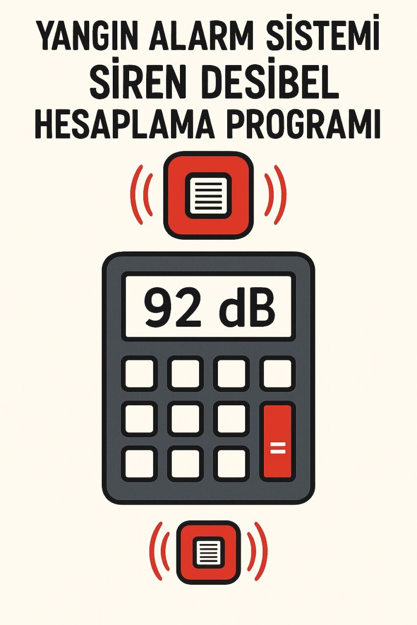 Yangın Alarm Sistemi Siren Desibel Hesaplama Programı