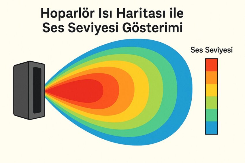 Hoparlör Isı Haritası ile Ses Seviyesi Gösterimi