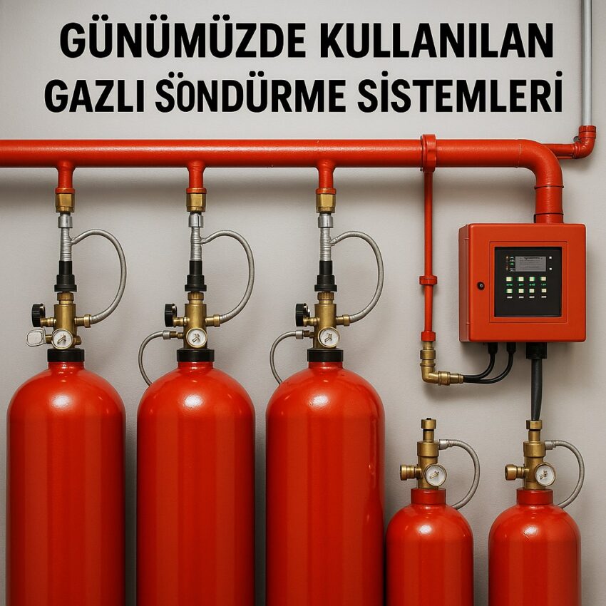 Günümüzde Kullanılan Gazlı Söndürme Sistemleri