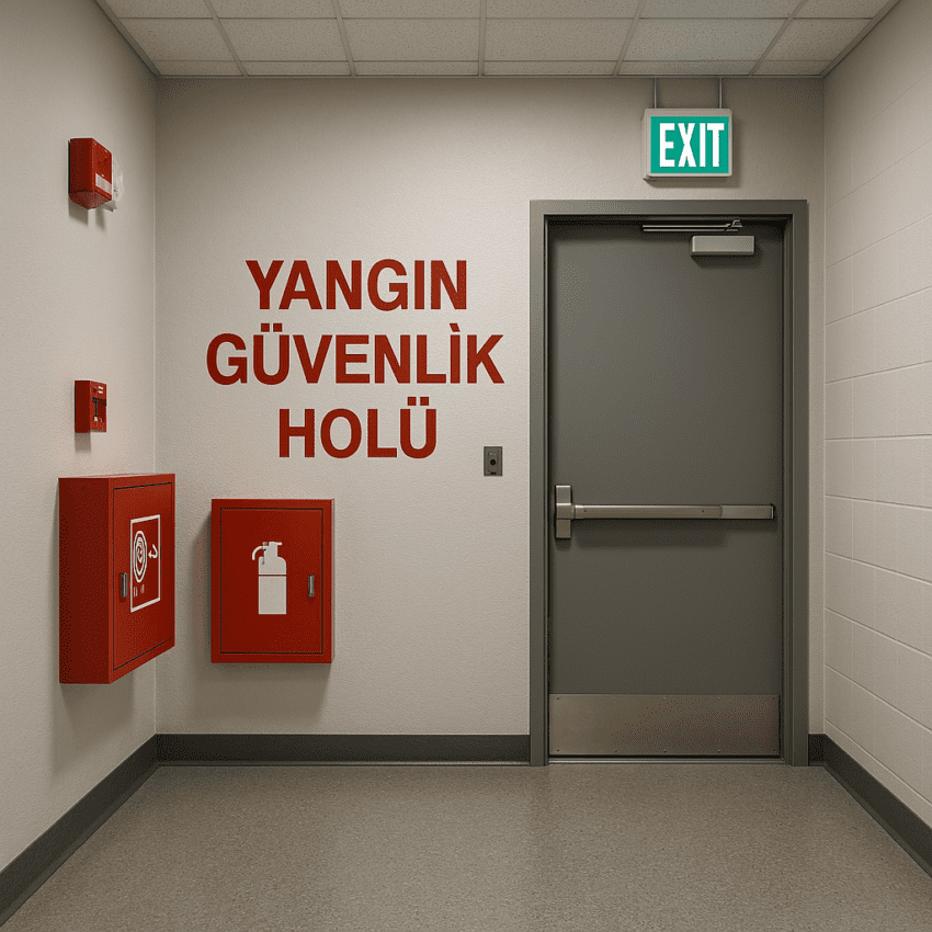 Yangın Güvenlik Holü Konusunda Bilgiler.