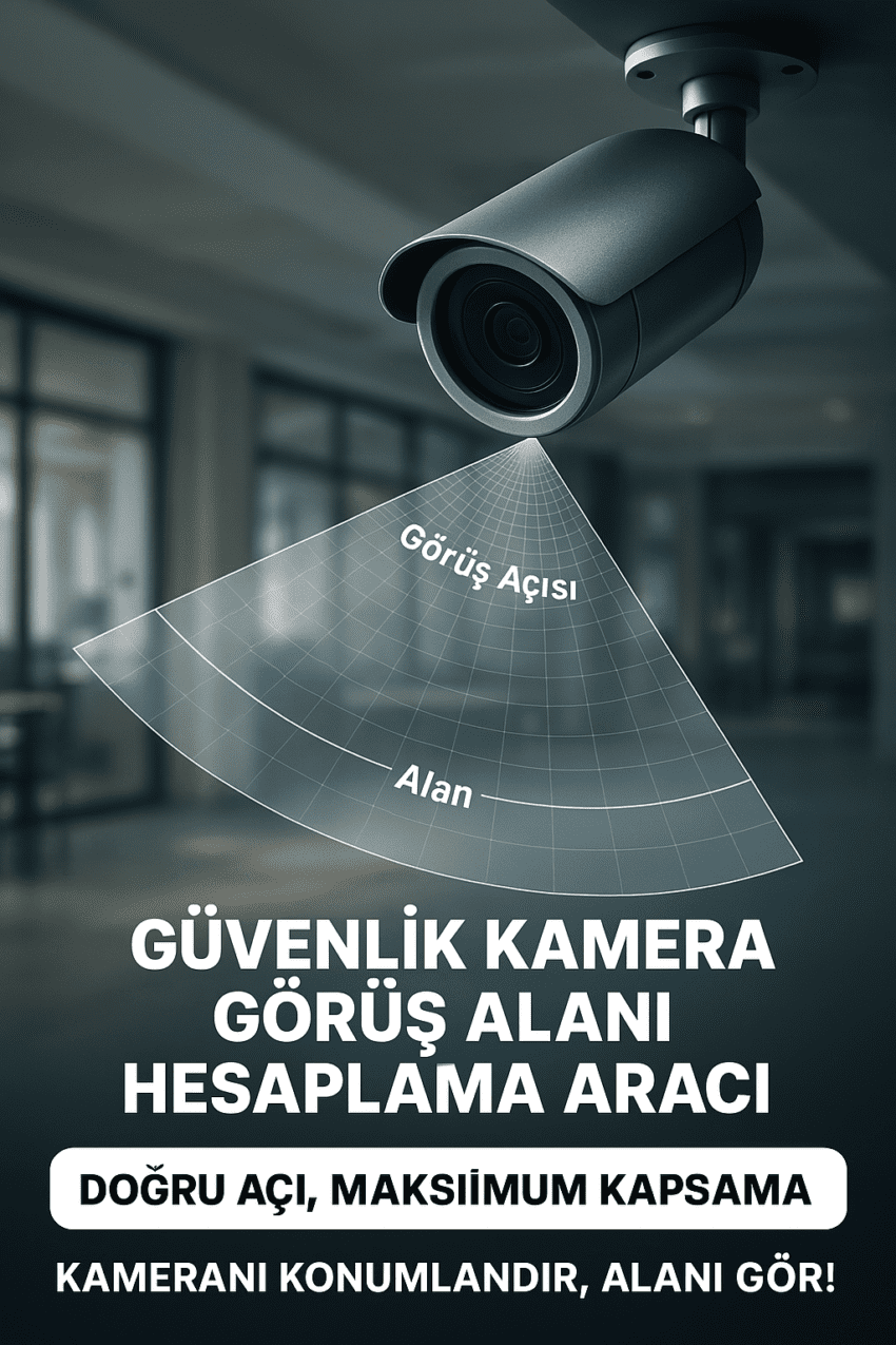 Güvenlik Kamera Görüş Alanı Hesaplama Programı