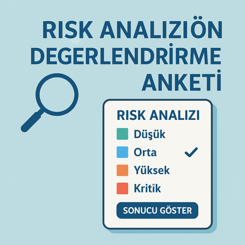 Risk Analizi Anketi İşletmenizin Güvenlik Açıklarını Değerlendirin.
