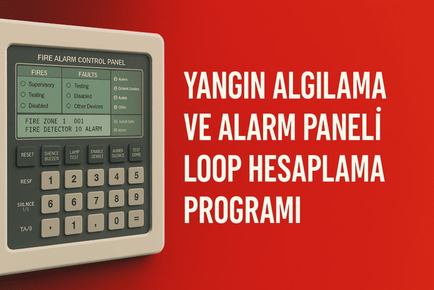 Yangın Algılama ve Alarm Paneli Loop Hesaplama Programı