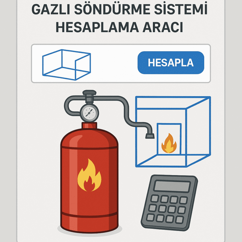 FM200 Gaz Miktarı Hesaplama- Gazlı Söndürme Sistemi
