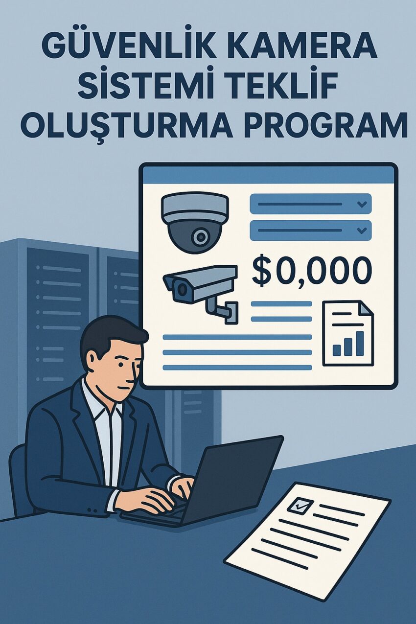 Güvenlik Kamera Sistemi Teklif Oluşturma Programı