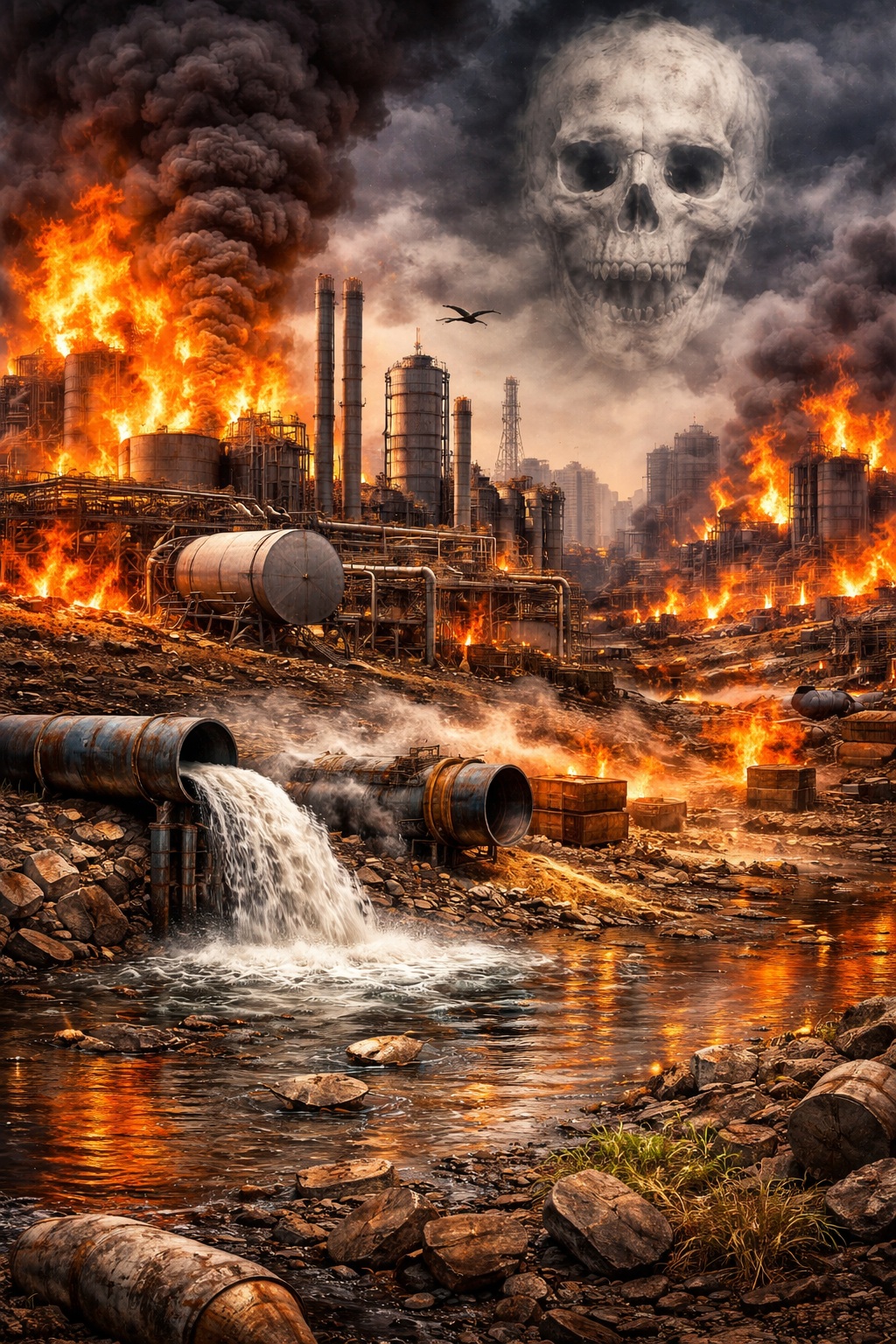 endüstriyel yangın sonrası riskler endüstriyel yangın sonrası riskler