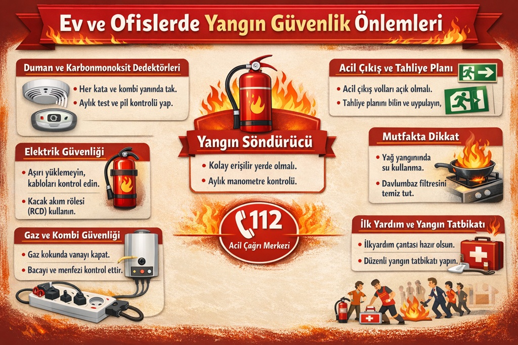 yangın güvenlik önlemleri