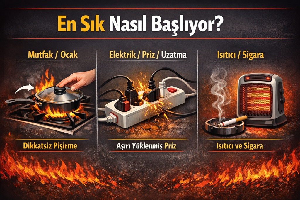yangın güvenlik yangın nasıl başlıyor