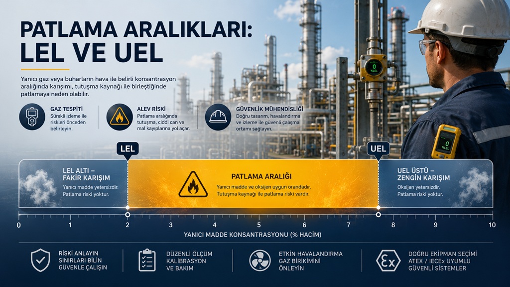endüstriyel Patlama Aralıkları endüstriyel Patlama Aralıkları