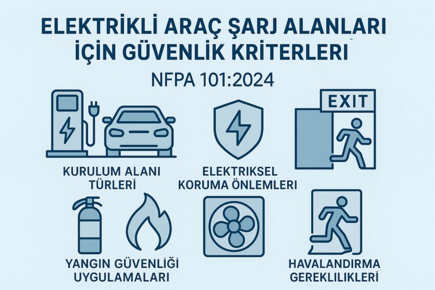 Elektrikli Araç Şarj Alanları İçin Güvenlik Kriterleri Bilgiler.