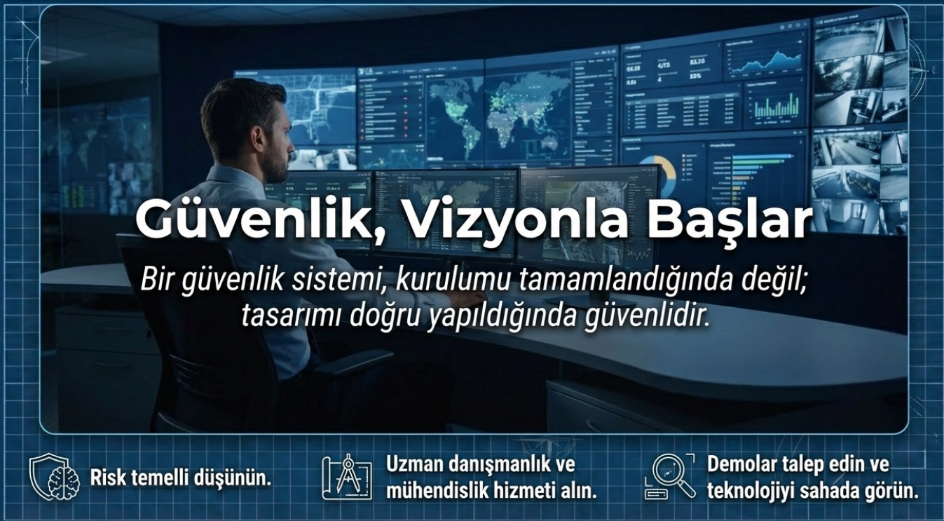 elektronik güvenlik sistemleri kurulumu vizyon ile başlar