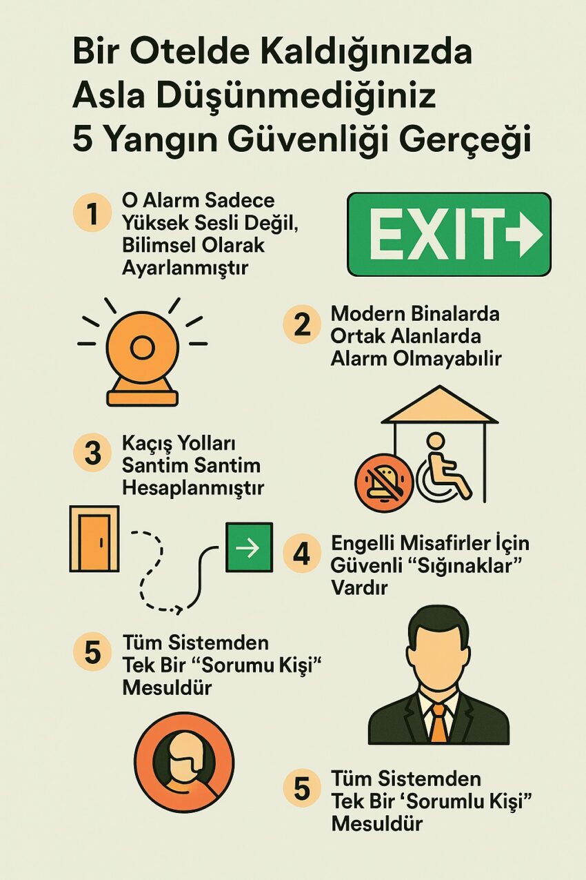 Otel Yangın Güvenliği ve Bilmediğiniz Gerçekler.