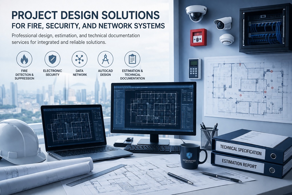 Fire, Security, and Network Systems Project Design Solutions
