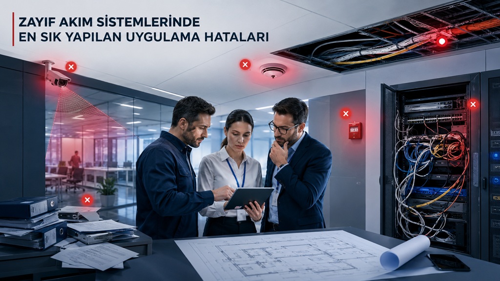 zayıf akım uygulama hataları